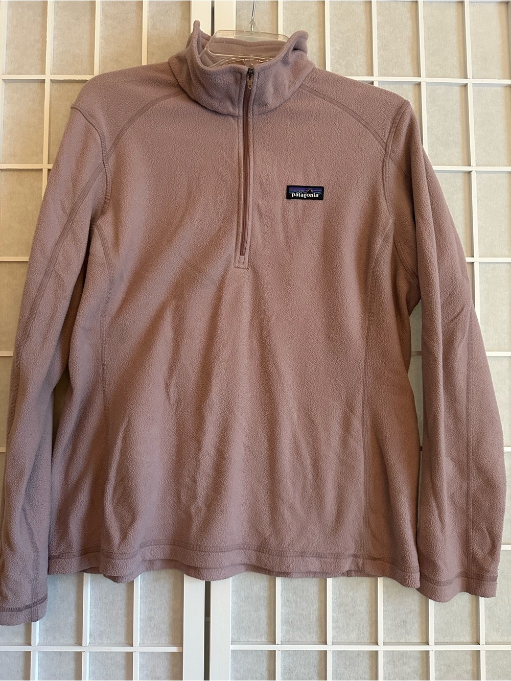Mauve Patagonia Zip Fleece